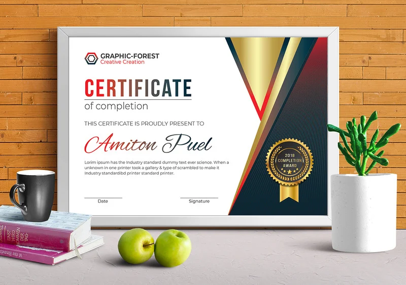 Certificates on Gold